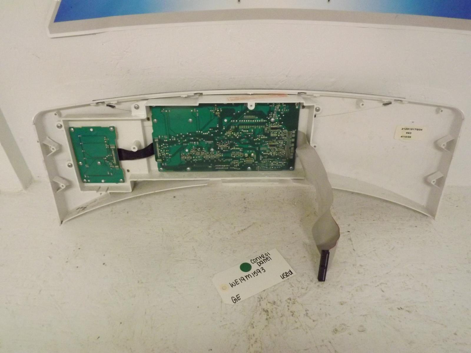 GE Dryer WE19M1593 Control Panel Used GE Dryer WE19M1593 Control Panel Used